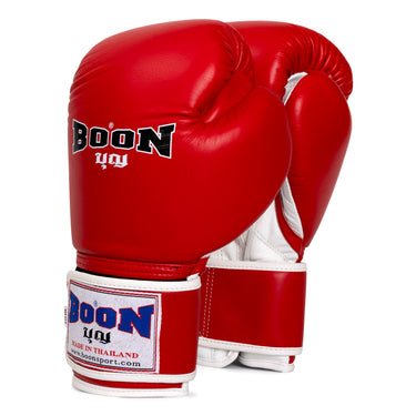 BGVR Classic Velcro Glove Red & White